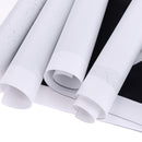 4pcs Modern Large Abstract Art Full Moon Space Black and White Pictures Canvas Oil Paintings for Home Office Decoration