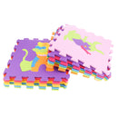 12 PCs Kids Puzzle Play Mat with Farm Animals Safari Animals Sea life