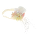 Baby Girls Feather Hairband Elastic Band Headband Flower Hair Accessories