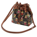 Stylish Embroidery Womens Boho Bucket Tote Bag Casual Crossbody Shoulder Bag