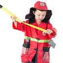 9pcs: Clothes Hat Walkie-talkie, etc Fireman Chief Dress-Up Uniform Cosplay Outfit For Children Role Playing