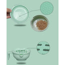 Baby Food Mill Grinding Bowl Grinder Processor Multifunction Mash Prep Serving DIY Homemade