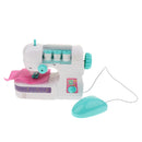 Mini Electric Simulation Sewing Machine Pretend Play Toy for Kids Boys Girls