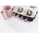 2x Portable Mini Travel Folding Soft Toothbrush with Case, for Travel Outdoor Office Personal Oral Care