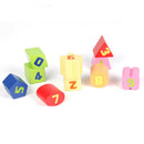 Multifunction Puzzle Education Colorful Beads Cube Wooden Educational Toy