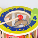 Multifunction Puzzle Education Colorful Beads Cube Wooden Educational Toy