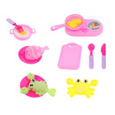 Cooking Food Chef Toys Pretend Kitchen Play Set Toy for Kids Toddler