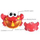 Crab Bubble Maker Baby Automated Spout Crab Bath Bubble Toy Gift with 12 Songs