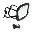 LARGE ADJUSTABLE WIDE VIEW REAR/BABY/CHILD SEAT CAR SAFETY MIRROR HEADREST MOUNT