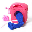 Fun Knitting Machine for Kids - Litte Weaver Weaving Loom Toy Hands-on DIY Knit Scarf Hat Sock Educational