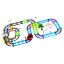 Multi-Color Electric DIY Assembly Racing Car Rail Track Set, Early Developmental Toy for Kids