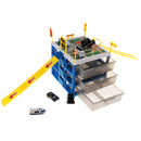 Mini Parking Lot Building Play Set Toy Garage Car Storage Box with City Traffic Map Assembling Children Educational Toy Birthday Gift Â–Police