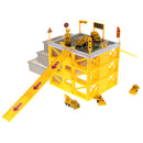 Mini Parking Lot Building Play Set Toy Garage Car Storage Box with City Traffic Map Assembling Children Educational Toy Birthday Gift Â–Engineering
