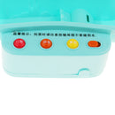 Kids Baby Electronic Add Water Circulating Fishing Game Toy Set with Music & Sound Swimming Pool Toy - 6 Ducks Blue