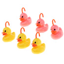 Kids Baby Electronic Add Water Circulating Fishing Game Toy Set with Music & Sound Swimming Pool Toy - 6 Ducks Blue