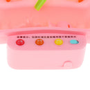 Kids Baby Electronic Add Water Circulating Fishing Game Toy Set with Music & Sound Swimming Pool Toy - 6 Ducks Pink