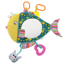 Soft Fish Framed Baby Car Mirror, Kids Car Seat Mirror Rear Facing Mirrors Baby Car Safty Mirror Clear View Baby