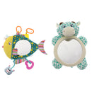 Soft Fish Framed Baby Car Mirror, Kids Car Seat Mirror Rear Facing Mirrors Baby Car Safty Mirror Clear View Baby