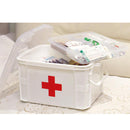 Portable Plastic 2 Layers Pill Medicine Chest First Aid Kits Case Storage Box Family Health Caring Tool Cabinet Box