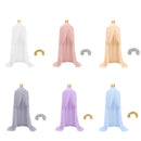 Princess Bed Canopy Mosquito Net for Round Dome Castle Play Tent, Yarn Curtain Crib Netting Hanging Home Decor - White