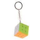 Mini 3x3x3 Magic Cube Speed Twist Cube Keychain Intelligence Toy Gift