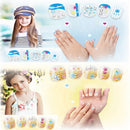 Girl Art Manicure Studio Kit Playset - Nail Beauty Glitter Sticker Decals Toy for kid children Xmas Gift