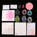 Girl Art Manicure Studio Kit Playset - Nail Beauty Glitter Sticker Decals Toy for kid children Xmas Gift