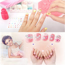 Girl Art Manicure Studio Kit Playset - Nail Beauty Glitter Sticker Decals Toy for kid children Xmas Gift