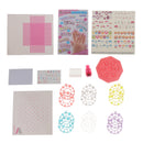 Girl Art Manicure Studio Kit Playset - Nail Beauty Glitter Sticker Decals Toy for kid children Xmas Gift