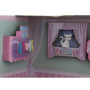 Plastic Dolls House Miniature Bedroom Furniture Kids Role Play Toy Xmas Gift
