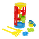 6pcs Durable Sand Beach Toy Set for Kids with Shovels, Rakes & 2 Shape Molds