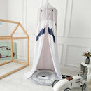 94.5Ã—23.6 Inch Cartoon Shark Bed Canopy Cotton Mosquito Net Reading Nook Kids Bedroom Decor