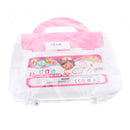 15pcs Kid Baby Doctor Nurse Kit Playsets w/ Carry Case Educational Pretend Role Play Game Toy Gift Pink