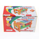 Tiger Wooden 8 Notes Xylophone Knock Piano & Ball Hammering 2-in-1 Play Activity Musical Percussion Instrument Toy for Kids Early Learning