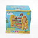 3 in 1 Kid Wooden Elephant Developmental Toy Revolving Number Blocks & Abacus & Beads Maze Colors Shapes Puzzle Learning Toddler Toys