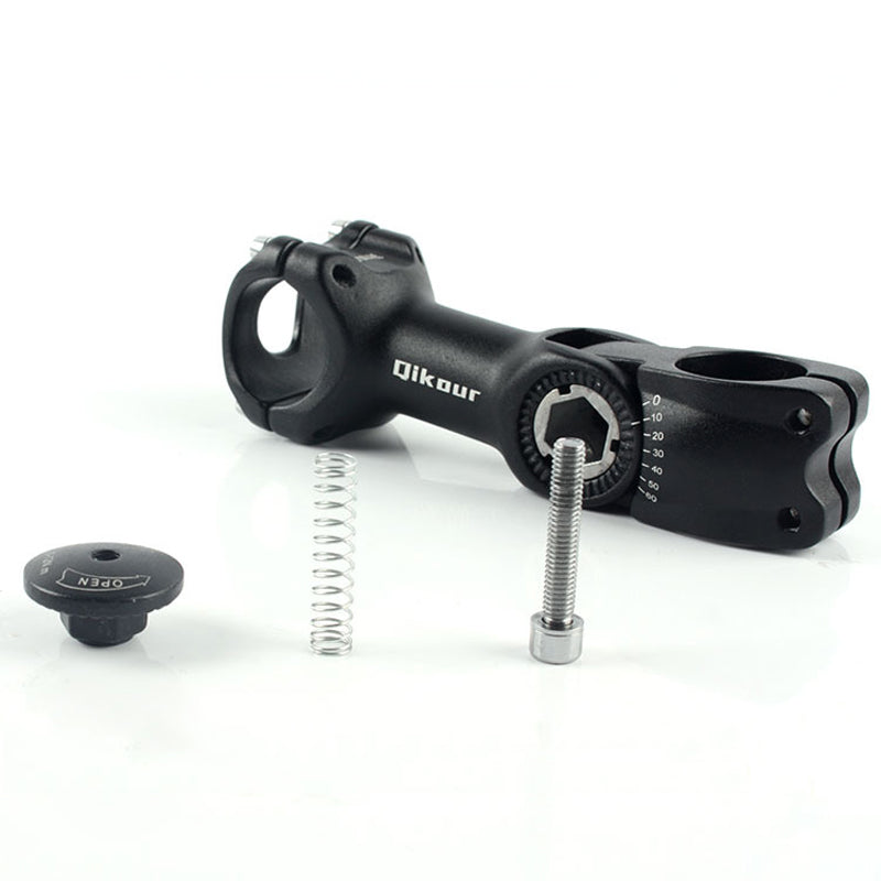 Qikour 25.4/31.8mm 60 Adjustable Bike Stem Riser Road Mountain Bicycle Cycling Accessories