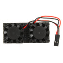Reroflag Nespi Ultimate Cooling Fan Kit Dual Fans + Heatsinks For Raspberry Pi 3/2/B+