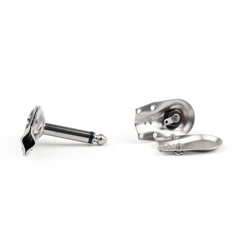 Right Angle Jack Plug Connectors Mono 6.3mm Pan Cake 1/4 Inch Plug