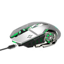 HXSJ M70GY 2400DPI 2.4G 6D Colorful Backlit Wireless Rechargeable Gaming Mouse for Anne Pro 2 Laptop Computer PC