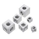Machifit 2/3 Hole Aluminum Angle Connector Junction Corner Bracket 2020/3030/4040 Series Aluminum Extrusion CNC Parts