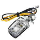 4Pcs Amber LED Mini Motorcycle Blinker Indicator Turn Lights