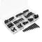 Suleve M4NH4 110Pcs M4 Nylon Hex Screw Black/White Female to Male PCB Standoff Column Set