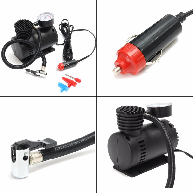 DC 12V 300Psi Portable Air Compressor Pump Tyre Inflator Electric Portable Pressure Pump