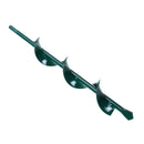 Green 4.6x37cm Garden Auger Small Earth Planter Drill Bit Post Hole Digger Earth Planting Auger Drill Bit for Electric Drill