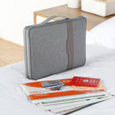 BUBM 35.5x3x26cm Laptop Storage Bag Waterproof Document Book Handbag Briefcase Outdoor Travel