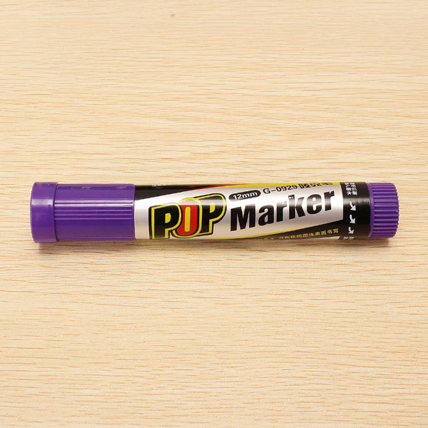 Genvana 12mm POP Marker Pen Oblique Square Point Repeated Filling