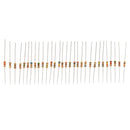600pcs 30 Values 5% 1/4W Carbon Film Resistor Assortment Kit Set 20pcs Each Value