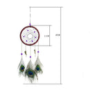 Natural Hand Woven Feathers Dreamcatcher American Folk Custom Gifts Home Car Hanging Decor Ornament