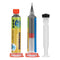 WNB 10cc Syringe Liquid Flux Solder Paste Leaded Stencil Welding Tool Low Temperature Melting Point 183 Tin Solder Paste