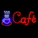 Cafe Neon Sign Night Light Pub Store Party Home Store Room Shop Wall Hanging Decorations US EU Plug
